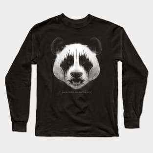 KISS Rock Music Panda Long Sleeve T-Shirt